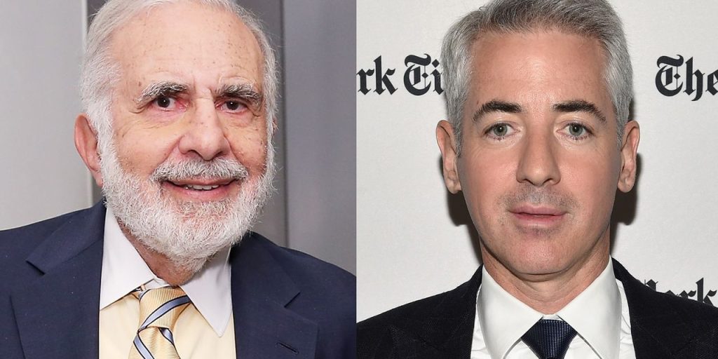 Bill Ackman resurrects billionaire feud, saying Carl Icahn needs a friend. Icahn’s company’s stock tumbles 21%.