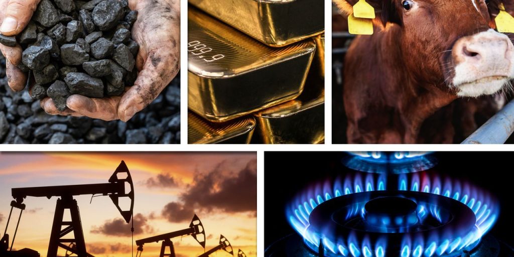 Commodity market performance so far this year points to an economic recession, but a rise for industrial metals