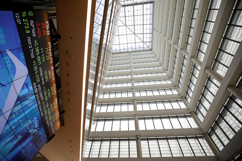 Israel stocks higher at close of trade; TA 35 up 0.09%