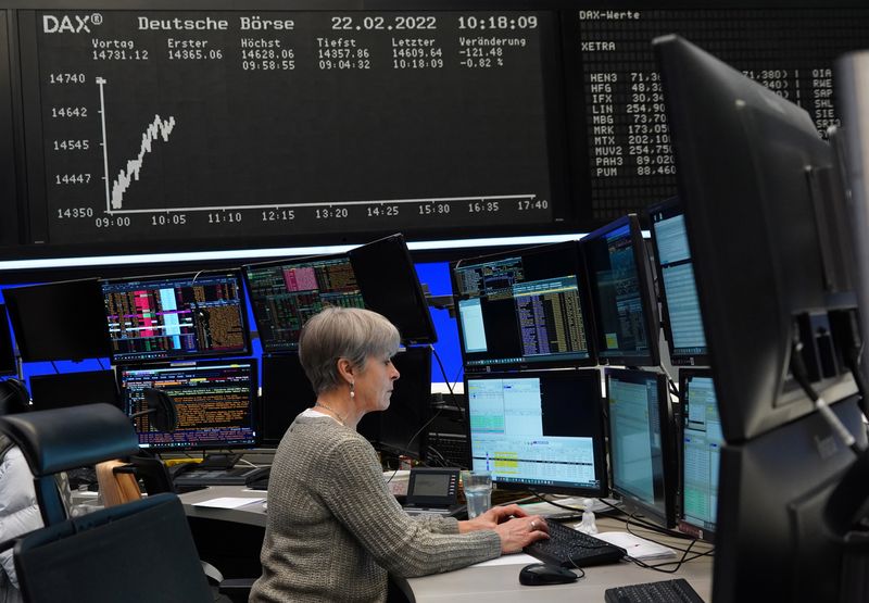 European shares rise on defensive boost, post best week in 2 months