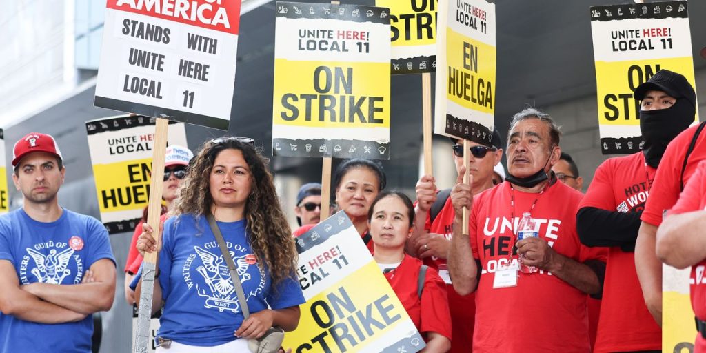 Striking actors, writers, hotel housekeepers and grad-student workers all have one thing in common