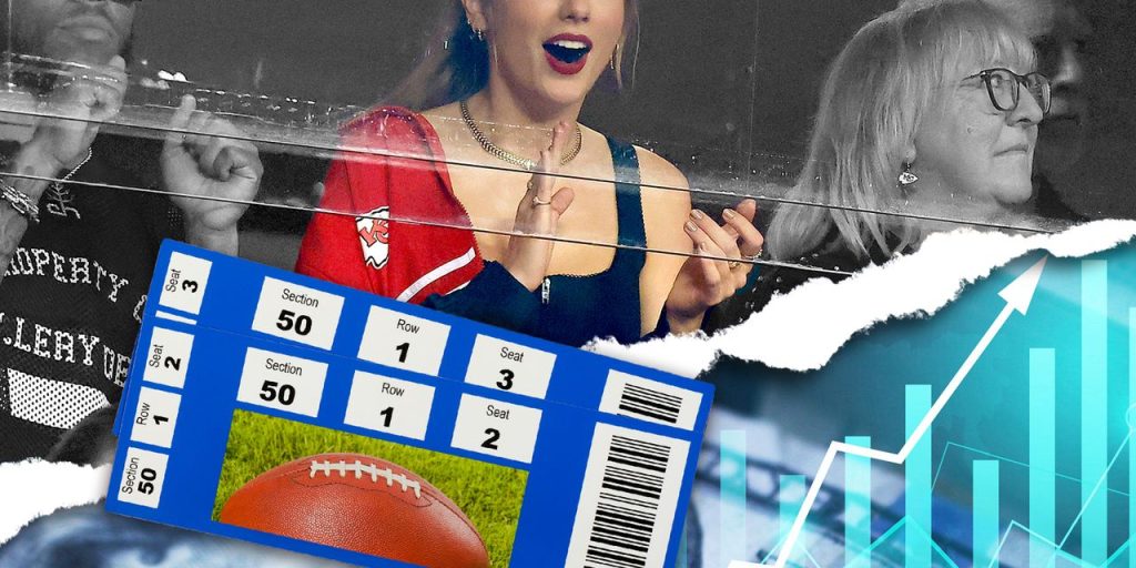 What’s driving up prices for sporting events? Taylor Swift is one factor, alongside inflation and pent-up demand