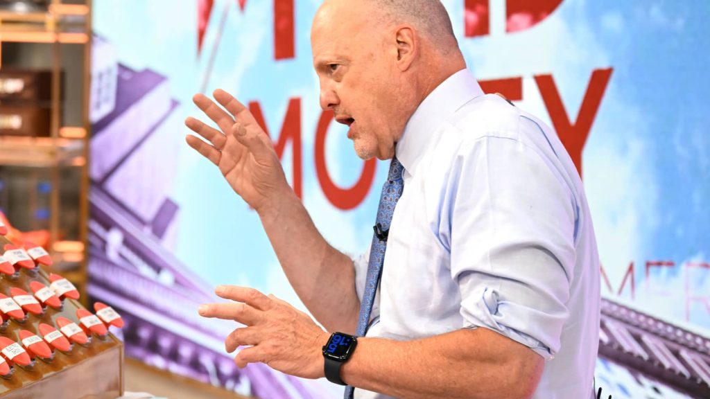 Ahead of Nvidia earnings, Cramer says the AI giant isn’t anywhere near its peak