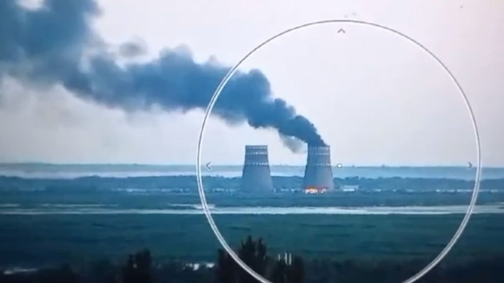 Moscow and Kyiv trade barbs over nuclear plant fire as tempers flare over Ukraine’s ongoing incursion